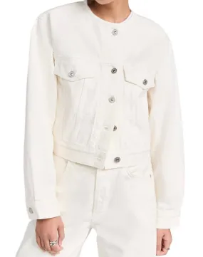 Renata Collarless Deconstructed Jacket