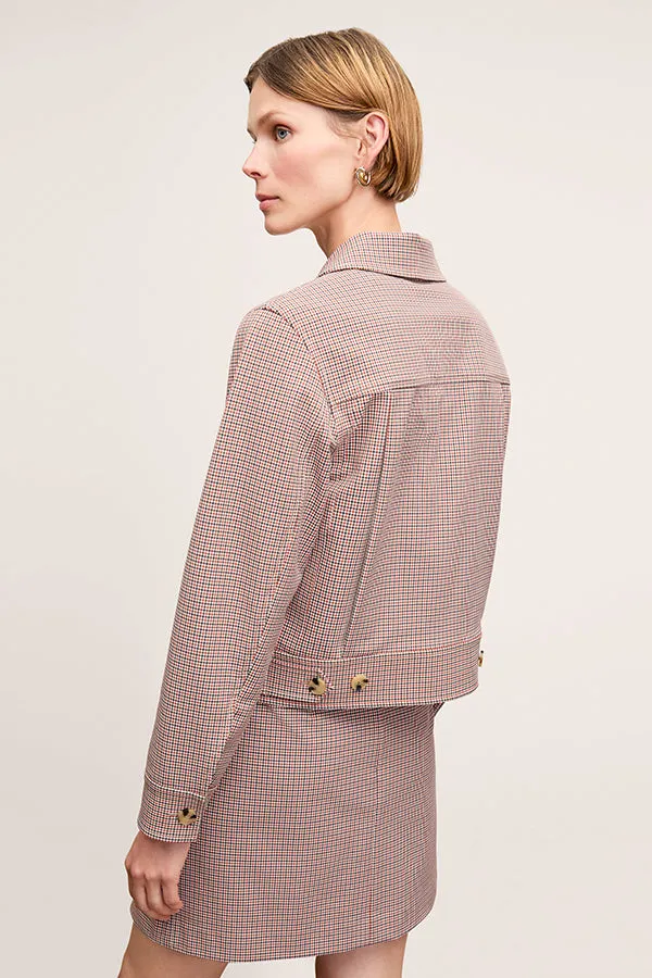 Rhoda Jacket - Stretch Twill :: Mini Check