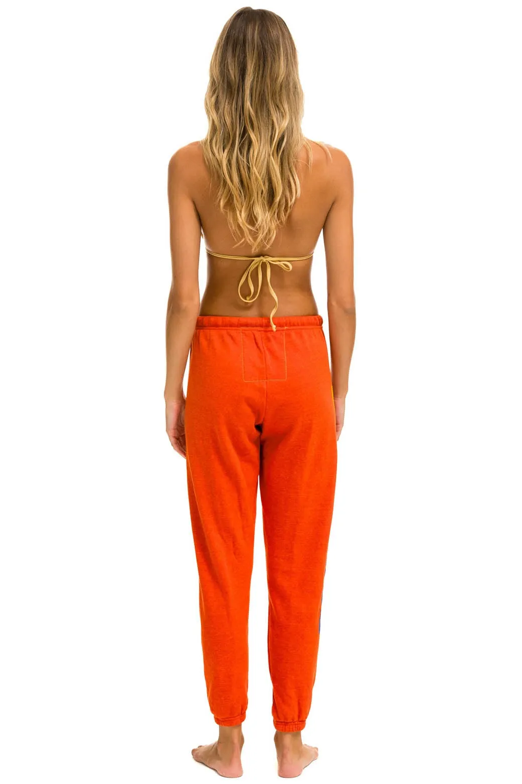 RIDE LOGO SWEATPANTS - ORANGE