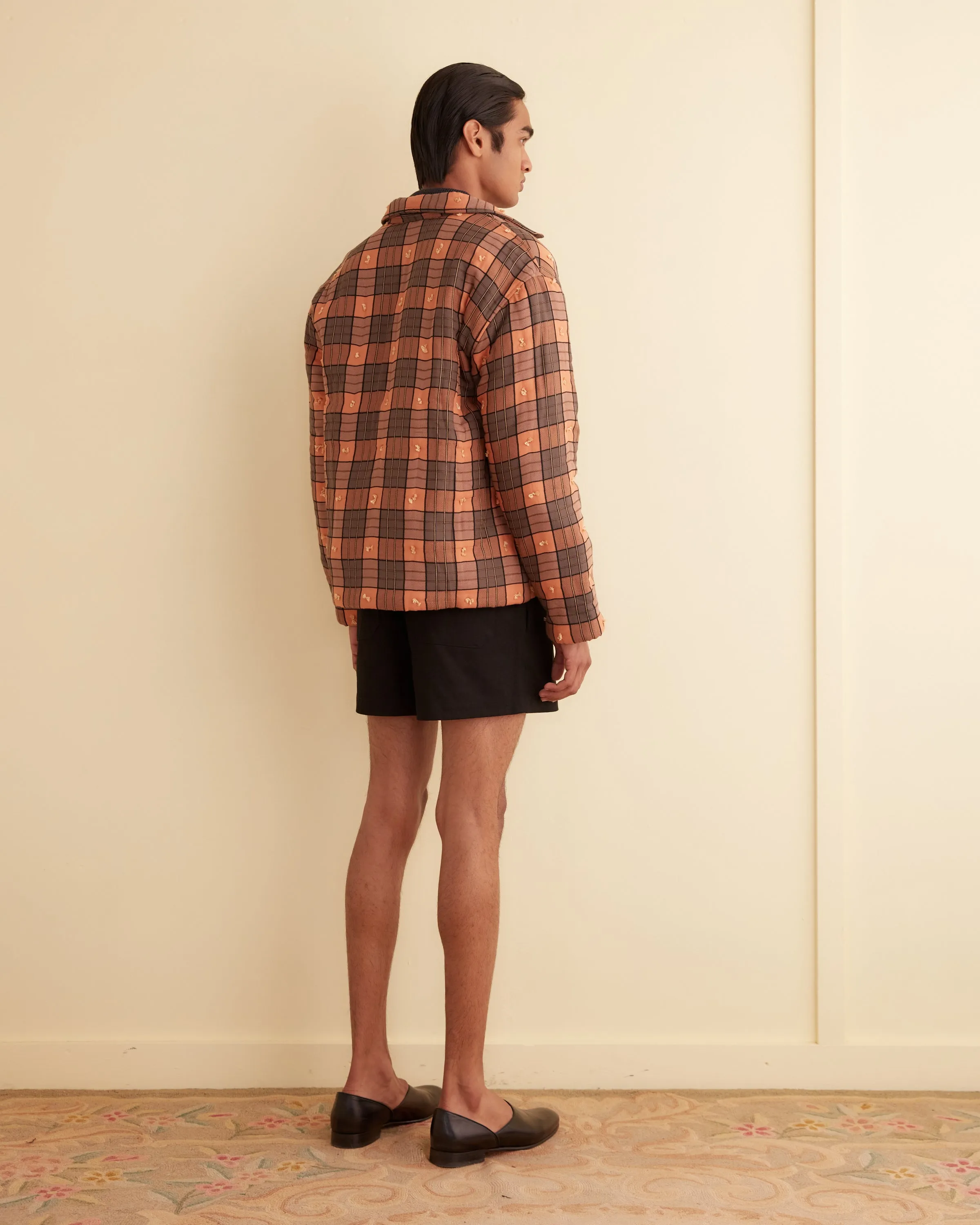 Russet Plaid Quilt Jacket