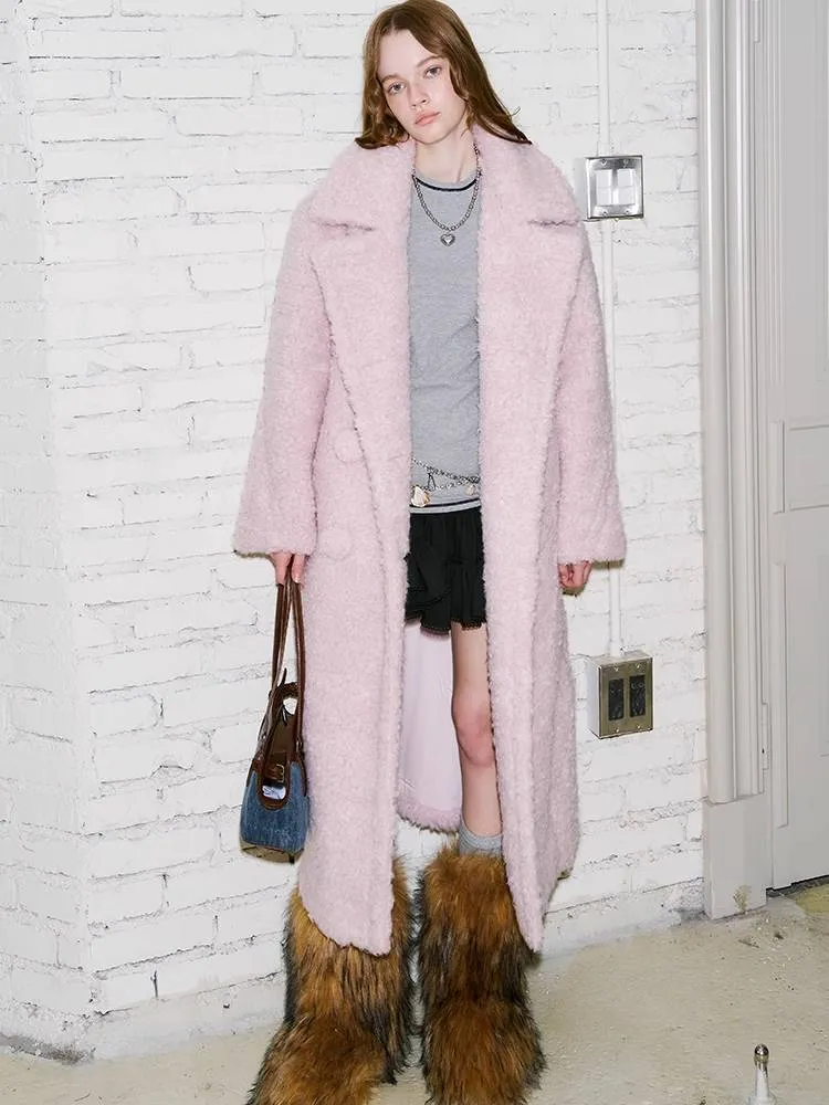 Sakura pink wool coat【s0000010836】