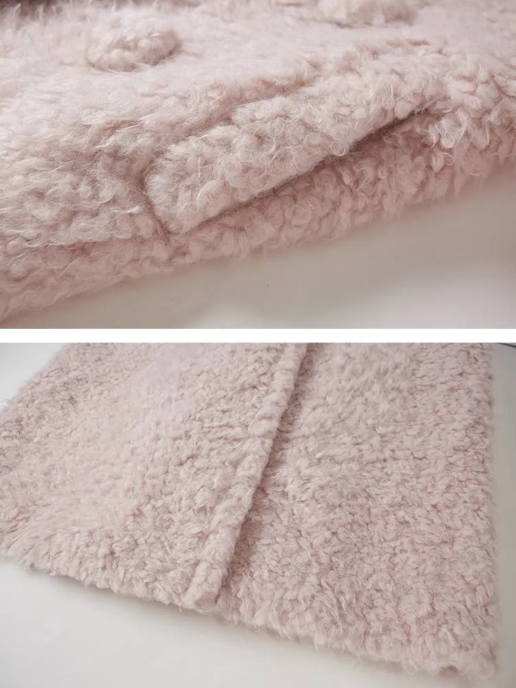 Sakura pink wool coat【s0000010836】