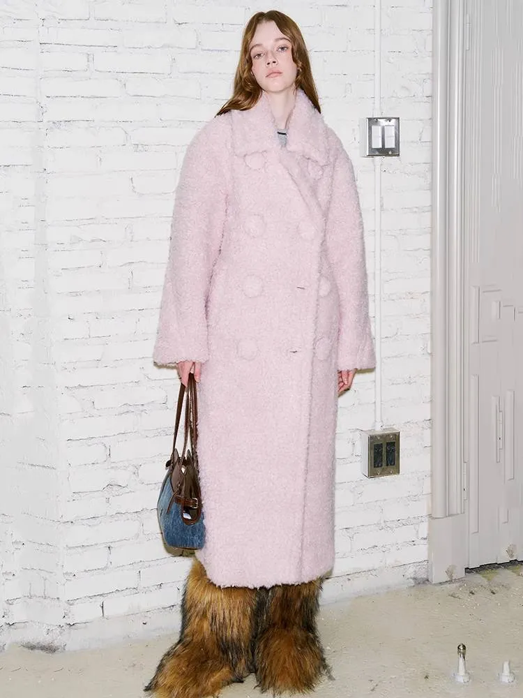 Sakura pink wool coat【s0000010836】