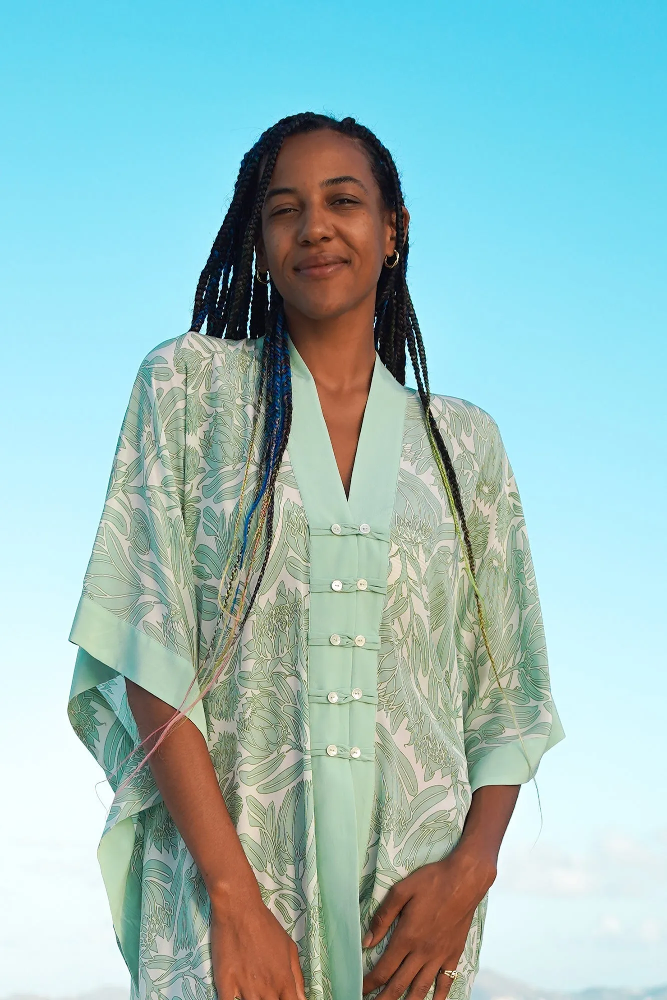 Silk Jade Poncho PROTEA