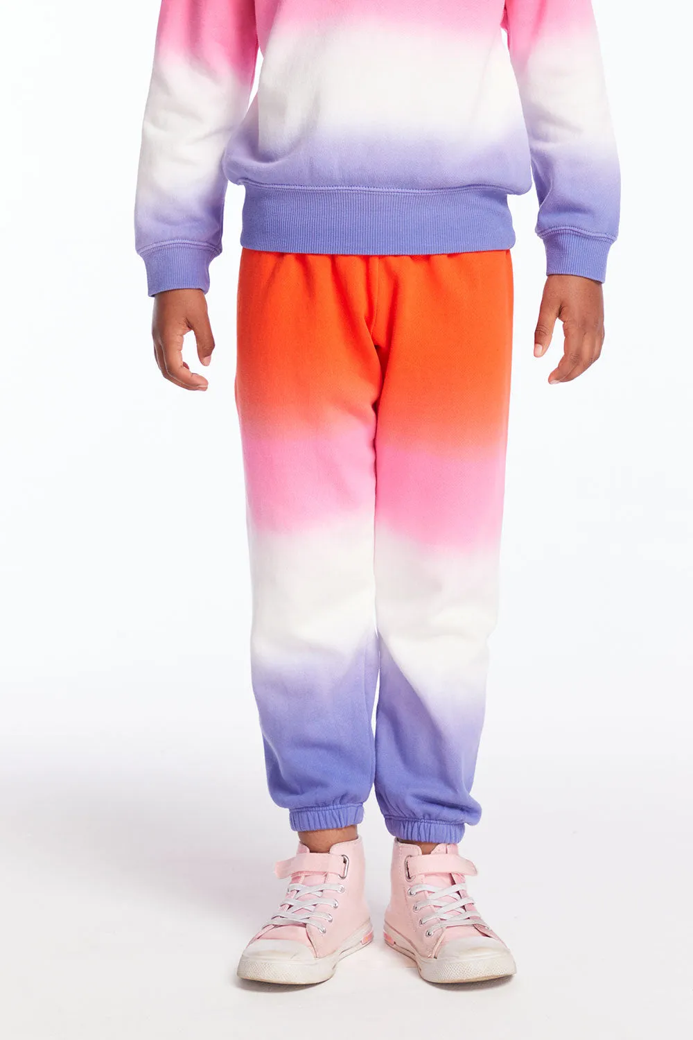 Slim Slouchy Candy Sunset Girls Sweatpants