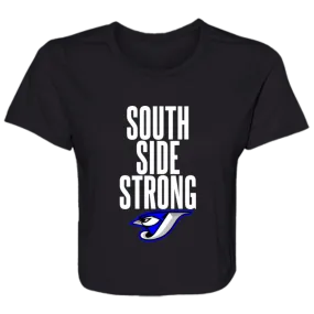 South Side Strong B8882 Ladies' Flowy Cropped Tee