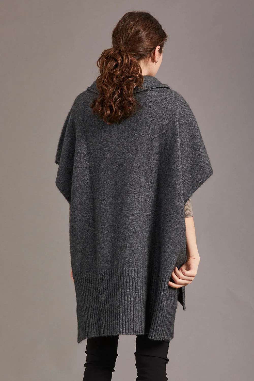 Step Hem Poncho