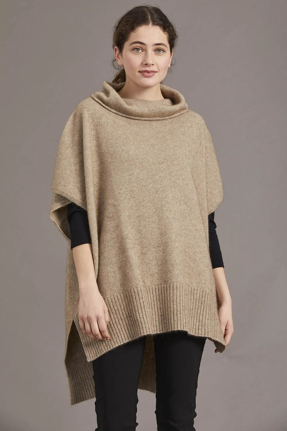 Step Hem Poncho