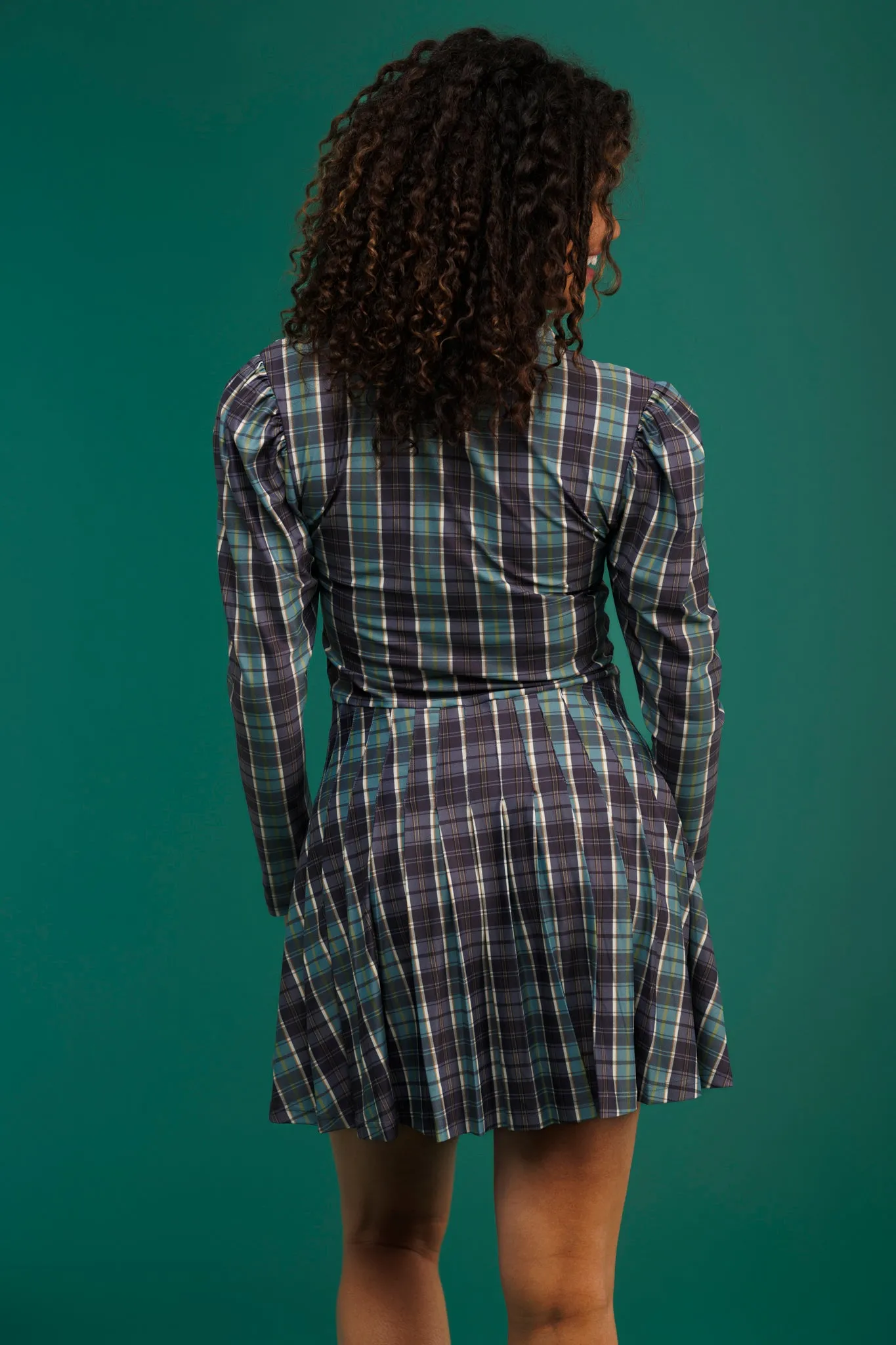 The Edith Dress - Galway Plaid