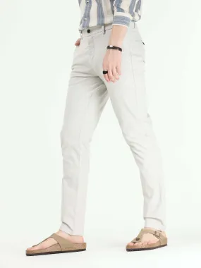 Timeless Cotton Light Grey Linen Chino