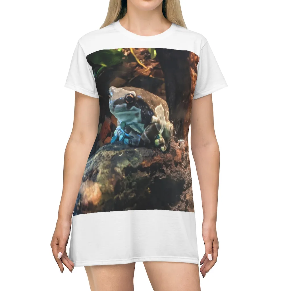 Toad All Over Print T-Shirt Dress