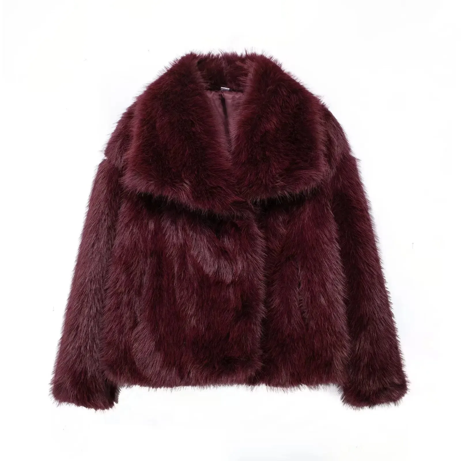 Vintage 2024 Women Faux Fur Jacket